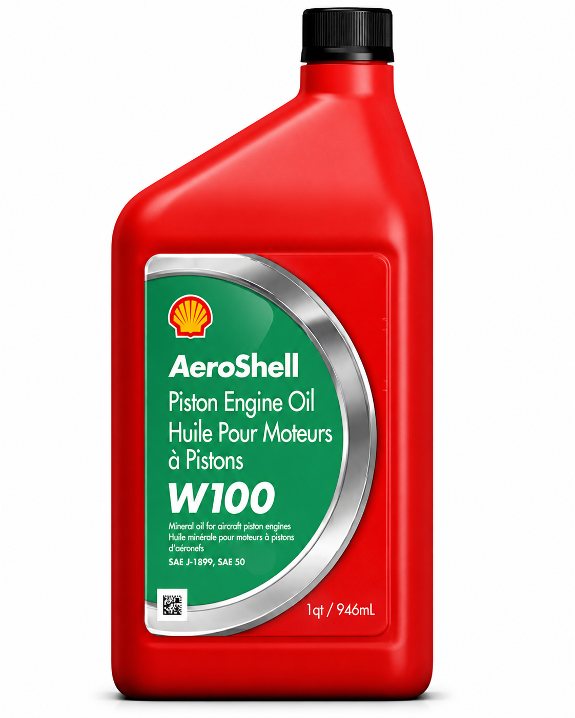 AEROSHELL W100 PISTON OIL - 1QT