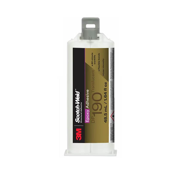 DP190 3M Scotch-Weld Epoxy Adhesive Translucent 48.5Ml Duo-Pak