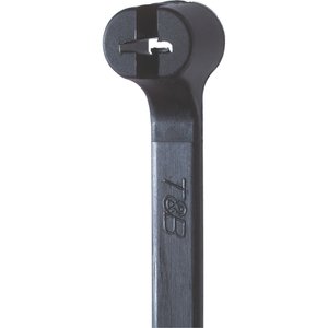 TY525MX 7 50Lb Uv Black Cable Ties 100 Pack