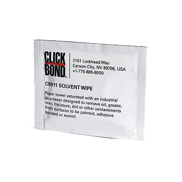 CB-911 Click Bond Solvent Wipe