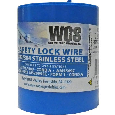 MS20995C41 Safety Wire | 0.041" Stainless Steel Lock Wire