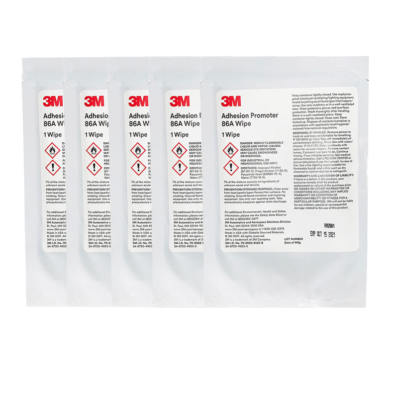 5PACK 3M Adhesion Promoter 86A
