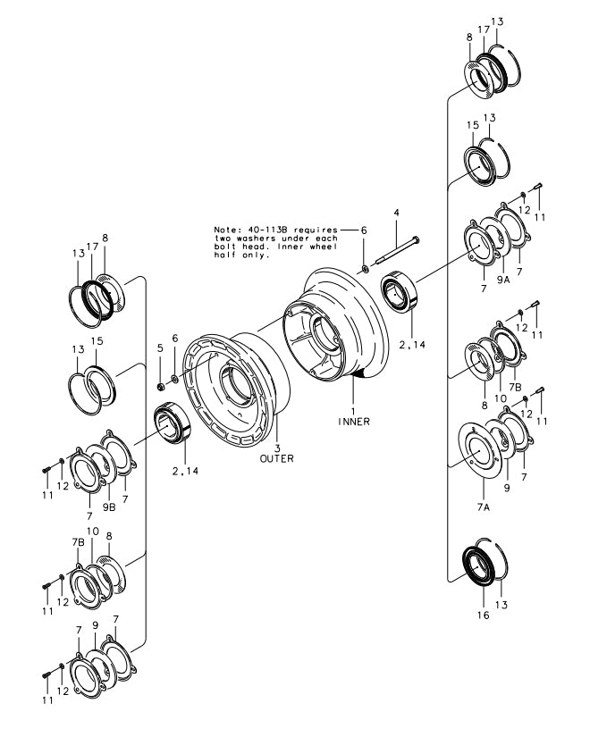 40-76B Cleveland Wheel Assembly