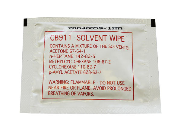 TACB911 Tanis Solvent Wipe