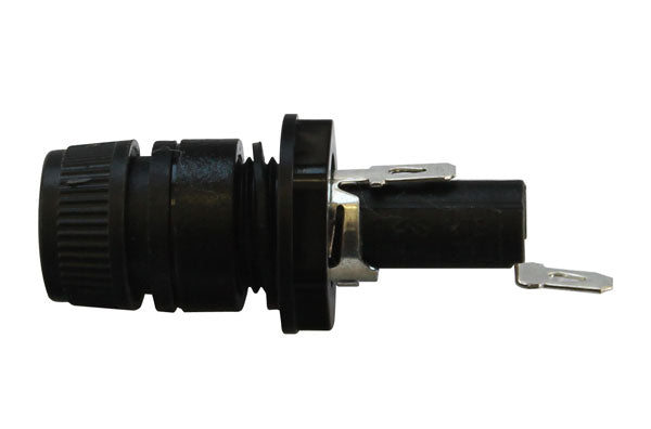 TAHTB-42I Tanis Panel Mount Fuse Holder For 1/4 Inch X 1 1/4 Inch Fuses