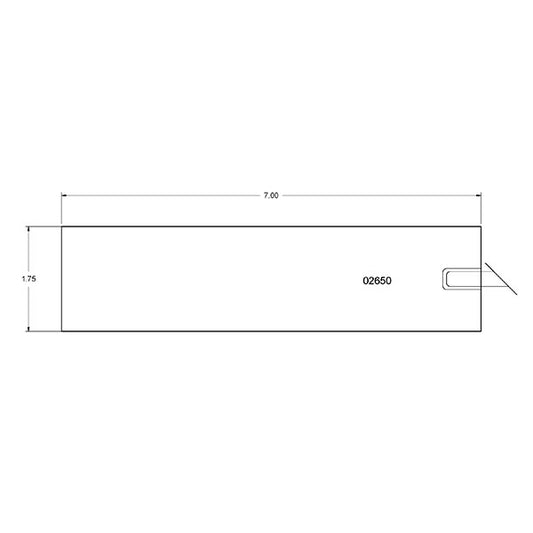 TA2650-2 Tanis Pad Heat Element (TaS300A) With Pin Connector - 230 Volt