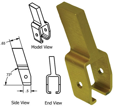 MC1414104-40 McFarlane Right Seat Roller Housing For Cessna FAA-PMA Approved