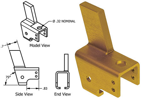 MC1414104-71 McFarlane Left Seat Roller Housing For Cessna FAA-PMA Approved