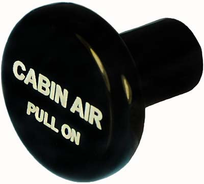 6277BA McFarlane 6277Knob Round Black Cabin Air