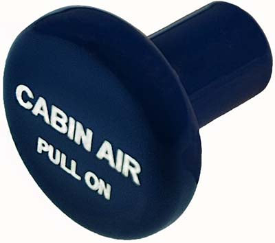 6277LA McFarlane Knob Round Blue Cabin Air