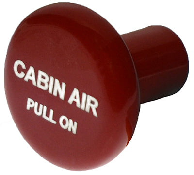 6277RA McFarlane Knob Round Red Cabin Air