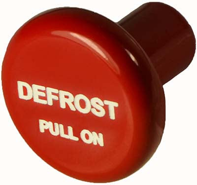 6277RD McFarlane Knob Round Red Defrost