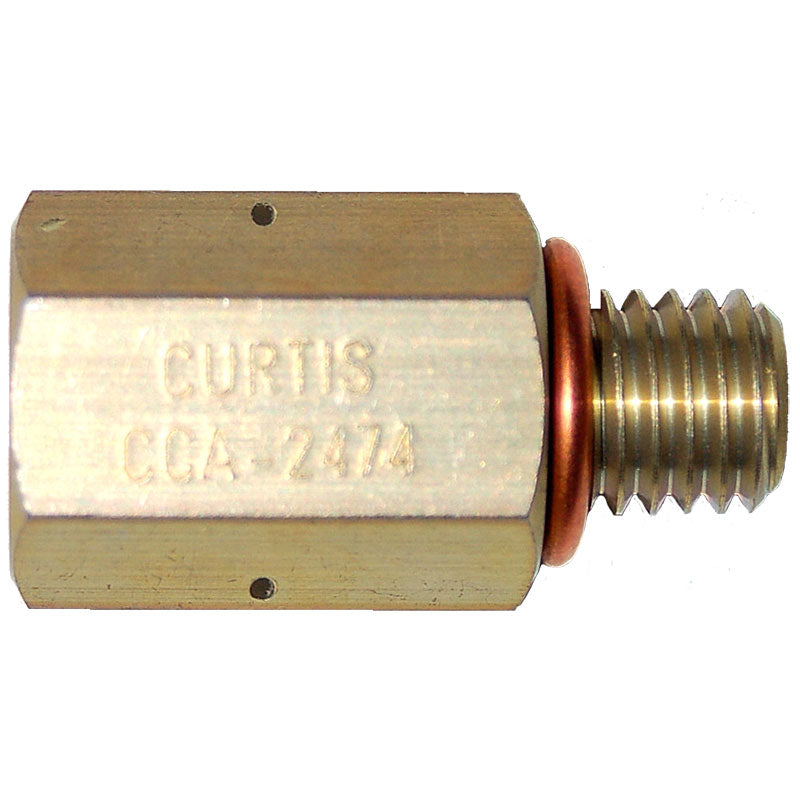 CCA-2474 Curtis Oil Drain Valve Adapter Rotax Oil Tank 1 Inch Thread