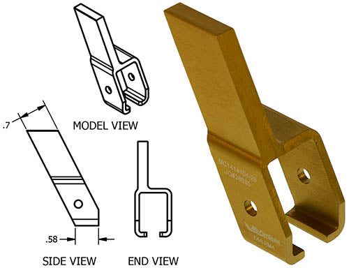 MC1414104-26 McFarlane Housing Seat Roller FAA-PMA Approved