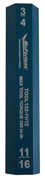 TOOL132-11/12 McFarlane Wrench Panel Bolt 11/16 & 3/4