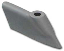28-0531009-1-80A McFarlane Cap Vertical Fin 2-1/4 Beacon Base FAA-PMA Approved