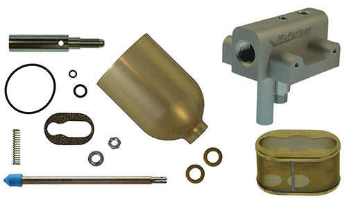 FS-KT-6 McFarlane Fuel Strainer Assembly Without Strainer Drain Cable