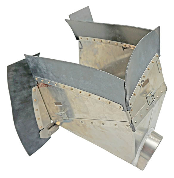 AF41594-02-BRBK McFarlane Airforms Baffle Assembly Bare Black Seal FAA-PMA Approved