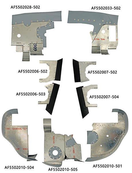 AA5A-BRCS McFarlane Airforms Baffle Engine Kit Bare Cowl Saver Seal