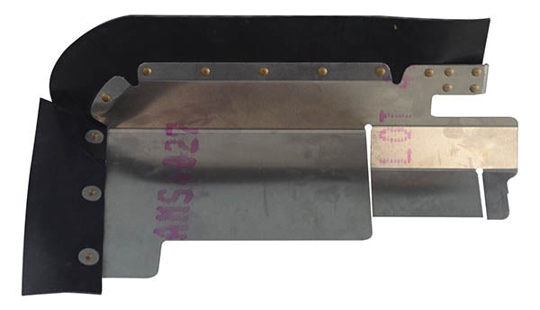 AF0750128-76-PCBK McFarlane Airforms Baffle Assembly Powder Coat Black Seal FAA-PMA Approved