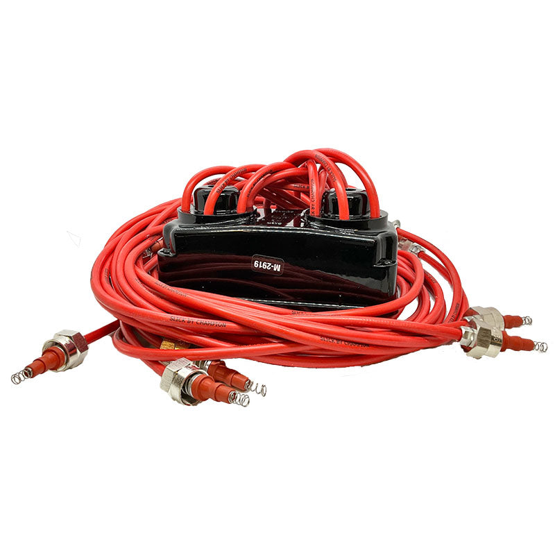 M2919R Champion Slick Harness Ignition Red Dual