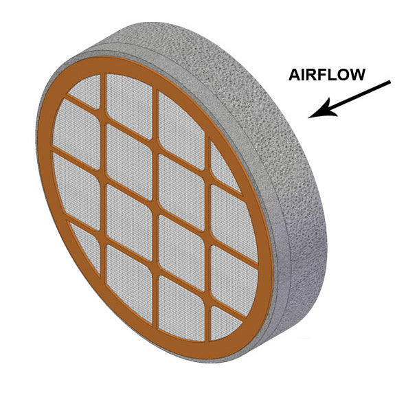 BA-3810 Brackett Aero Air Filter Complete Assembly