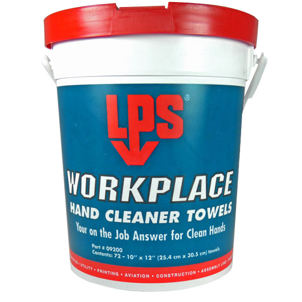 09200 LPS Workplace Hand Cleaner Towels 72Ea Case Of 6