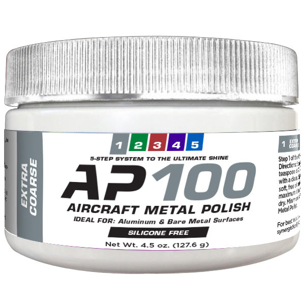 AP100 Aircraft Metal Polish - Extra Coarse 4.5 Oz.