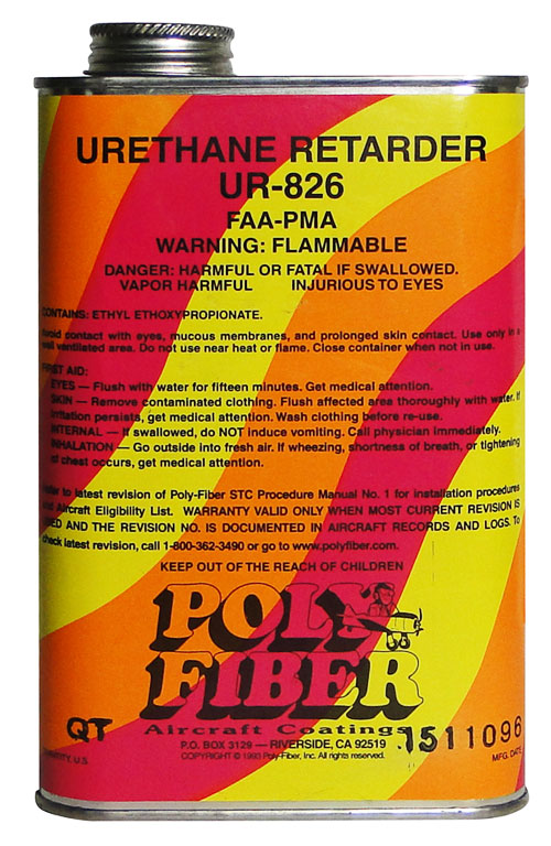 UR-826 Poly-Fiber Urethane Retarder Quart