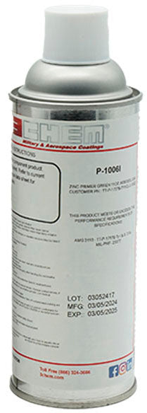 3CHEM Zinc Chromate Green 11 Oz Aerosol