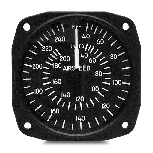 40-250M/40-210K United Airspeed Indicator