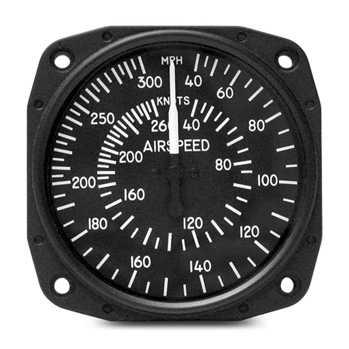 40-300M/40-260K United Airspeed Indicator Lt