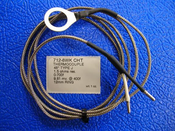 712-8WK Westach CHT Probe J Wire 12MM Ring Type 4 Lead