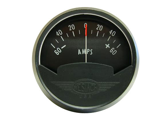 2C6-15 Westach 2 Round Ammeter -60-0-60 50Mv Non-TSO