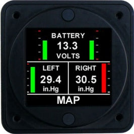 MP202VK Aerospace Logic Dual Manifold And Voltmeter Kit