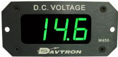 450A-GREEN Davtron Model Voltmeter Green LED With Remote Sensing