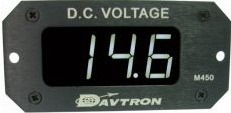 450A-WHITE Davtron Model Voltmeter White LED With Remote Sensing