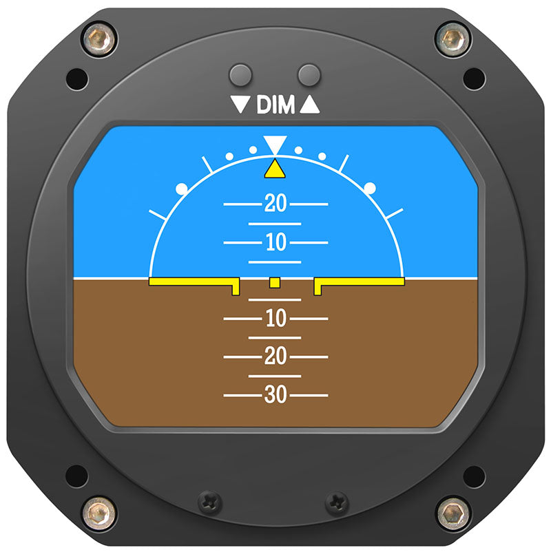 2610-3-G RC Allen Digital Attitude Indicator 0 Degree Tilt