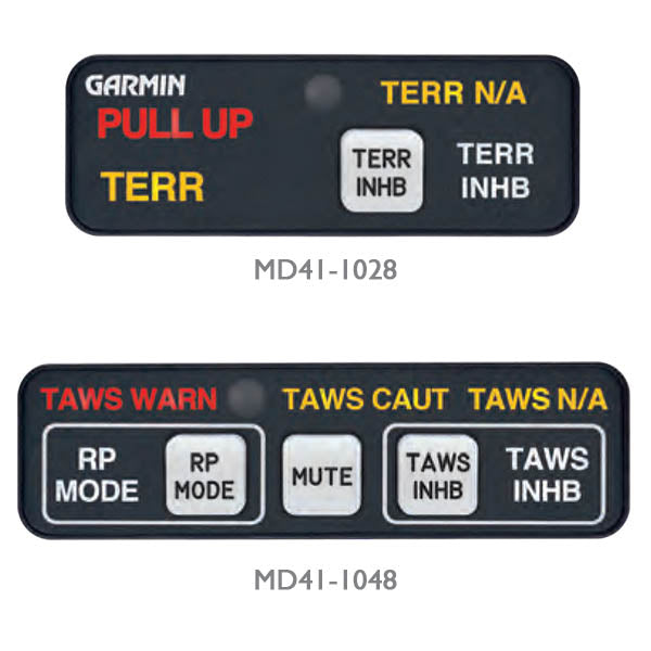 MD41-1028 Mid-Continent Instruments and Avionics ACU, 1-Button Horizontal 28V LED Lighting