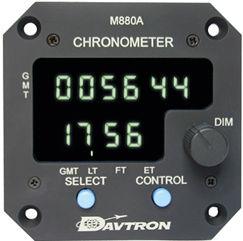 880A-S-ENH Davtron Model Gmt, Lt, Ft & Et With Night Vision Compatibility (Green A)