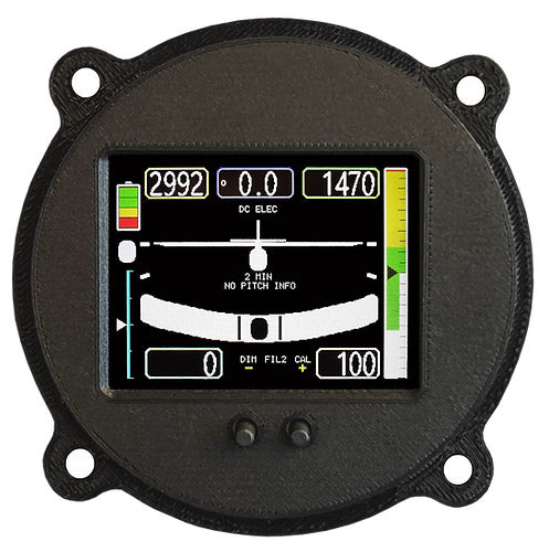 RI-2025-12-SPAVA Radiant 3-1/8 SafePanel Mini Glass With Turn Coordinator With ASI Non-TSO