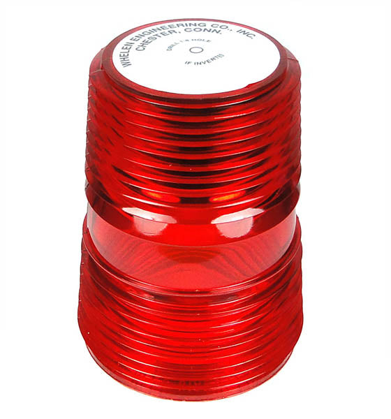 A402R Whelen Red Lens - Old Style