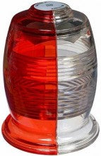A402AS Whelen Lens Red/White 68-2170504-60