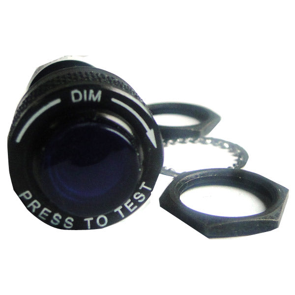 MS25041-10 Press-To-Test Blue