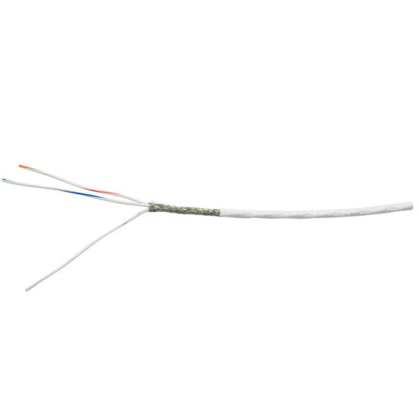 M27500-18TG3T14 Shielded 18GA 3 Conductor White Wire