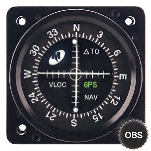 MD222-406 Mid-Continent Instruments and Avionics 2 Cdi GS LOC Nav GPS Resolver