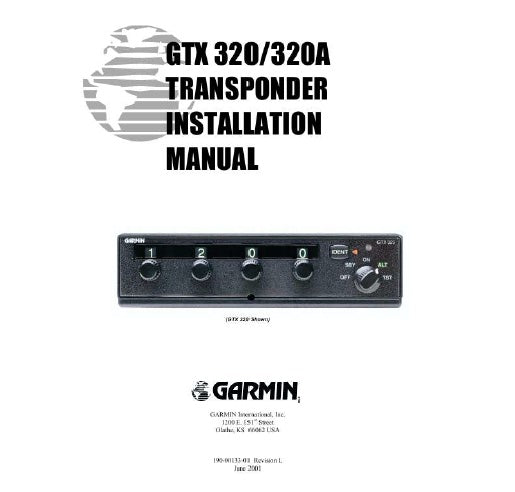 320/320A Garmin GTX Install Mn