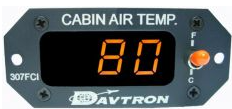 307FCI Davtron Model Outside Air Temperature F & C Cabin Air Temp. Probe Included