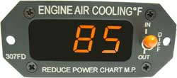 307FD Davtron Model Fahrenheit Differential Intercooler Gauge With Mini Temp. Probe Included