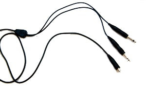 H10-60 David Clark Headset To Dual GA 5 Foot Straight Cable